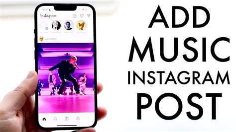 how to add music to a post